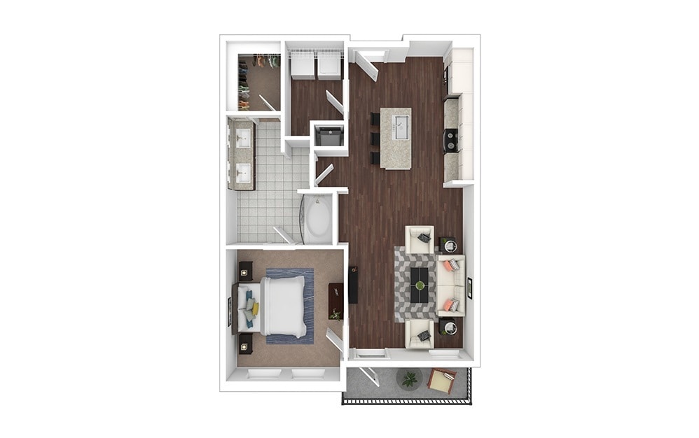 Floor Plan - Peachtree Renovated