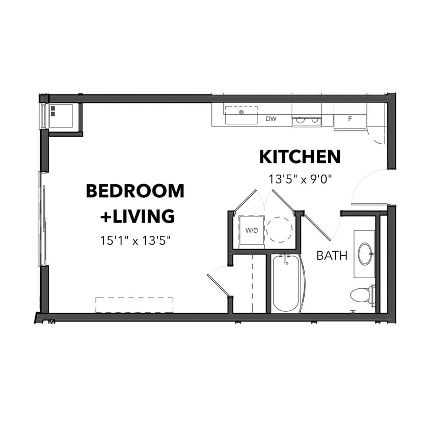 Floor Plan - The Micro 2 (Orange)