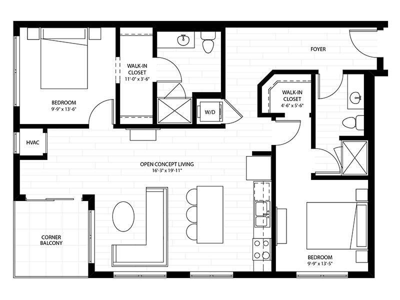 Floor Plan - Stockholm 9
