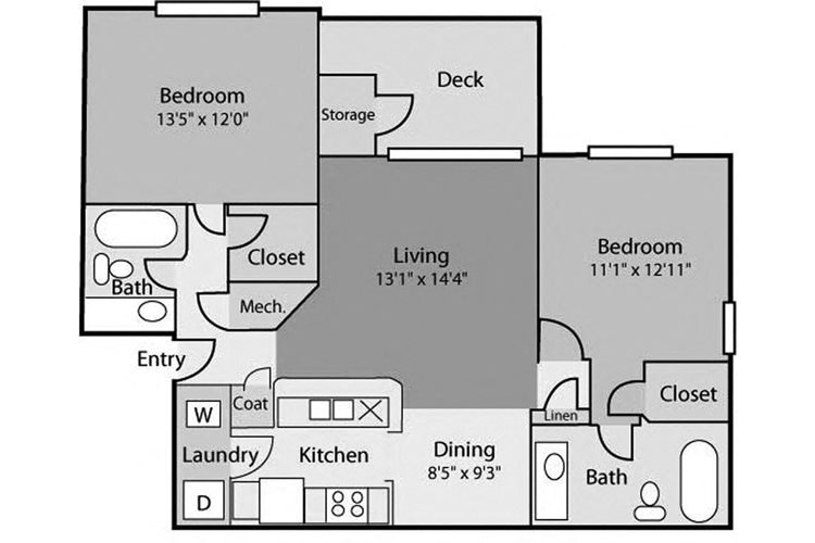 Floor Plan - Wagoner B2BR3