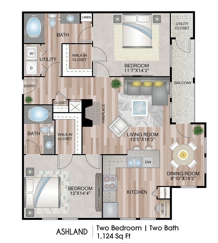 1124 Square Feet - Ashland