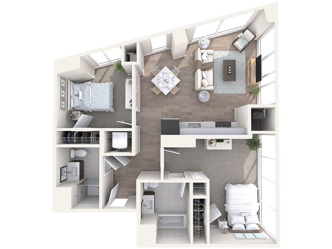 Floor Plan - Watermark B1-2.8