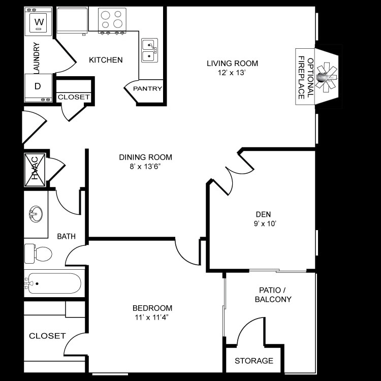 1BR/1BA - Arlington