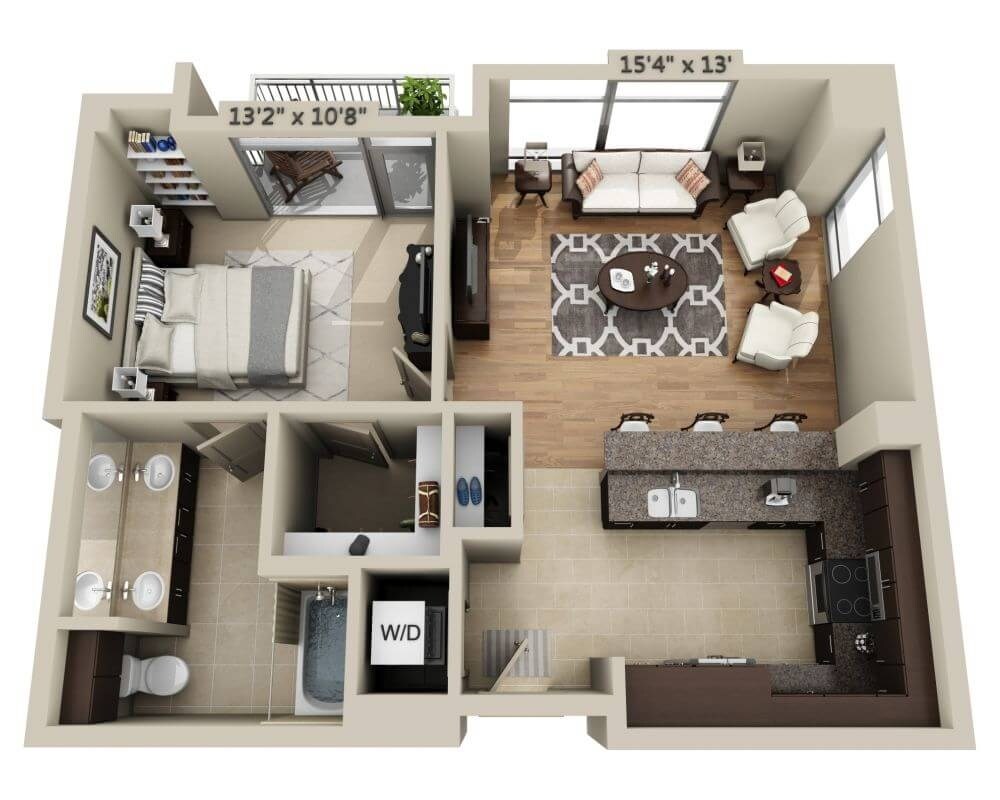 Plan B (A1A) - Floorplan B