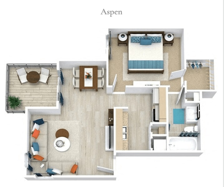 Floor Plan -  Aspen