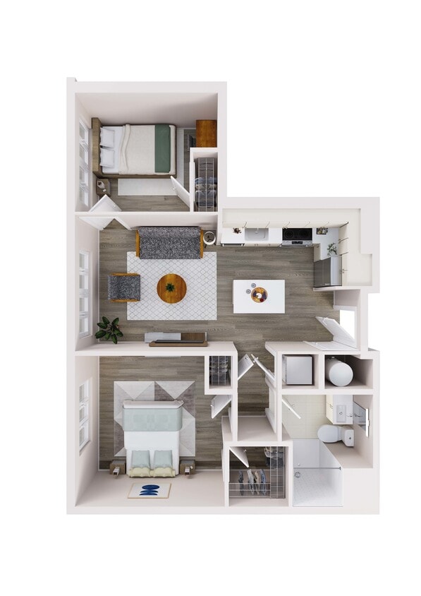 Port - Port: 2 Bedroom Apartments