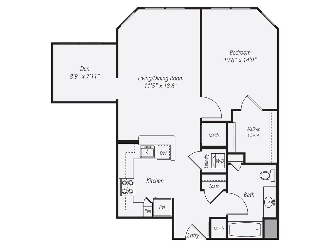 Floor Plan - A2D.3 Renovated 