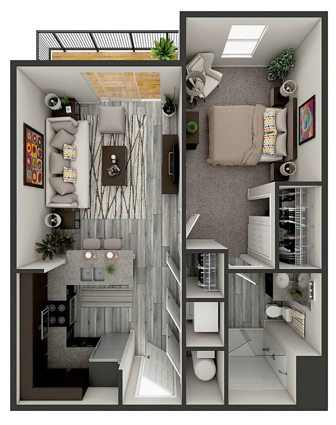 Anthony - 1 Bed 1 Bath The Anthony (1B1862)