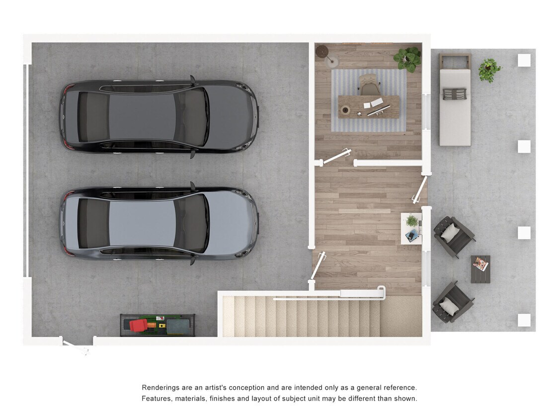 Floor Plan - Cottage C2 + Den