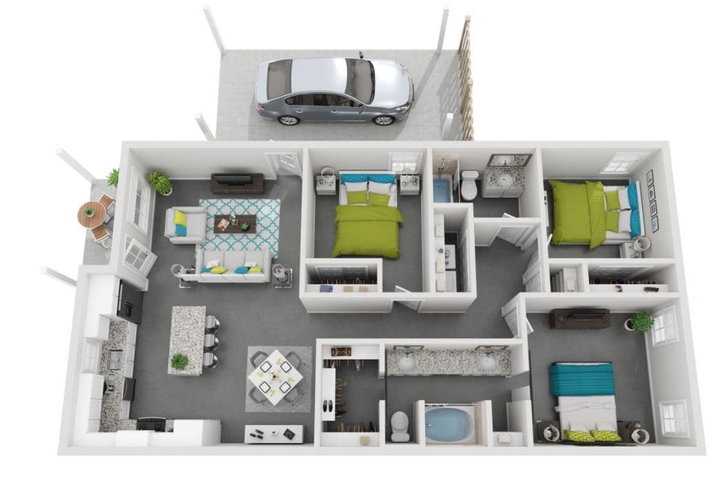 Floor Plan - 3 Bedroom