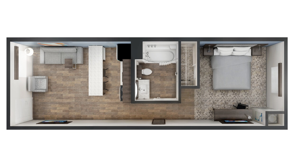 Floorplan - King - King Suite 