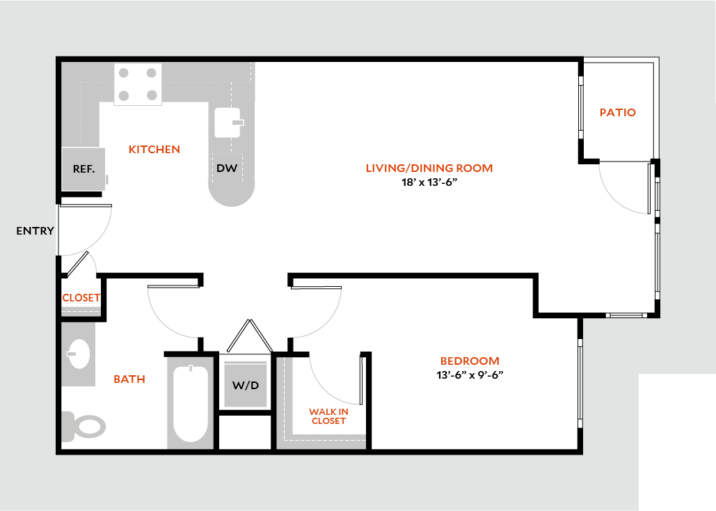 Floor Plan - Plan 1B