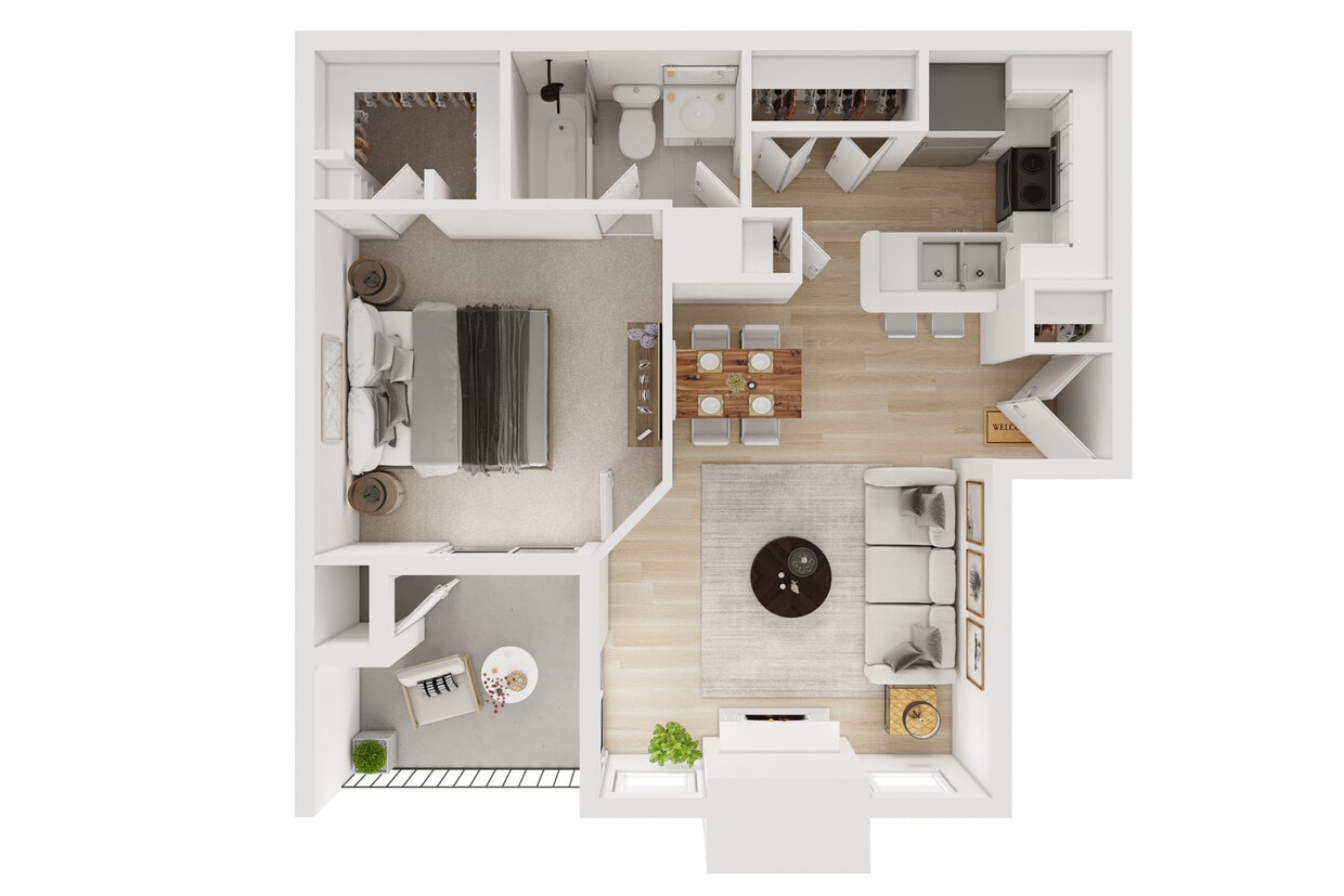 C242440_TheWestside_3DFloorPlan_1x1_A2_650sqft - A2
