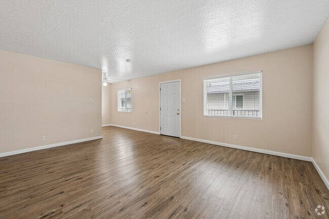 2BR, 1BA - 740SF - Dining and Living Room - Desert Park