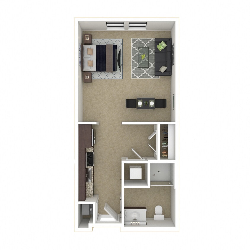 Floor Plan - 0B-Aff