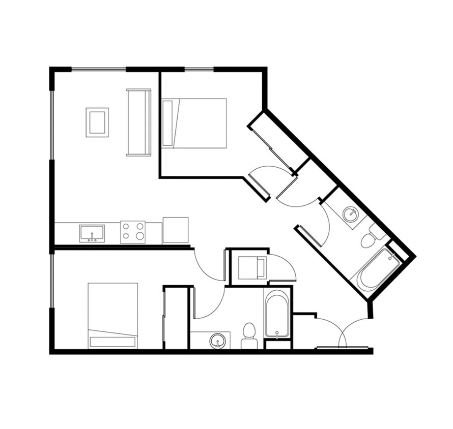 Floor Plan - 2 Bed B