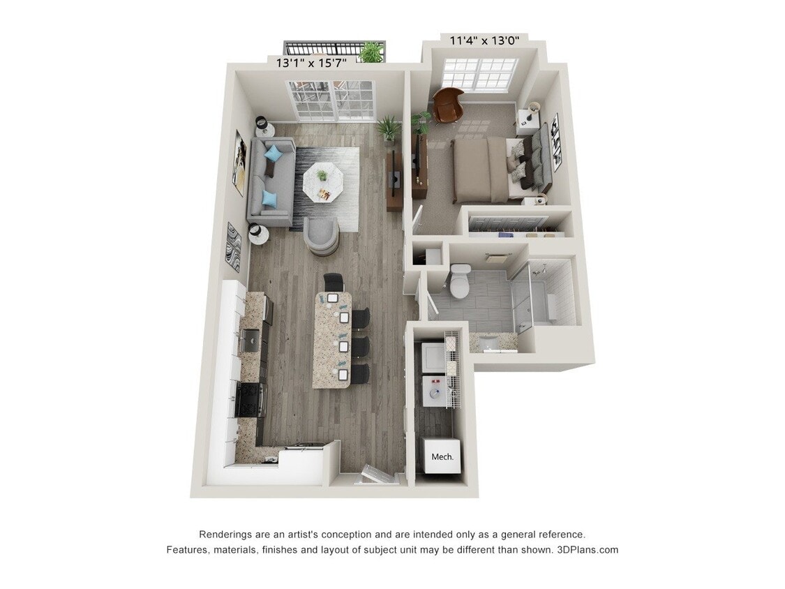 Floor Plan - The Gable C