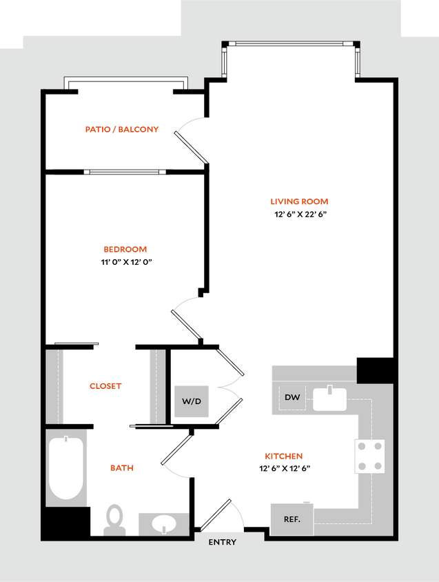 Floor Plan - Plan 1M