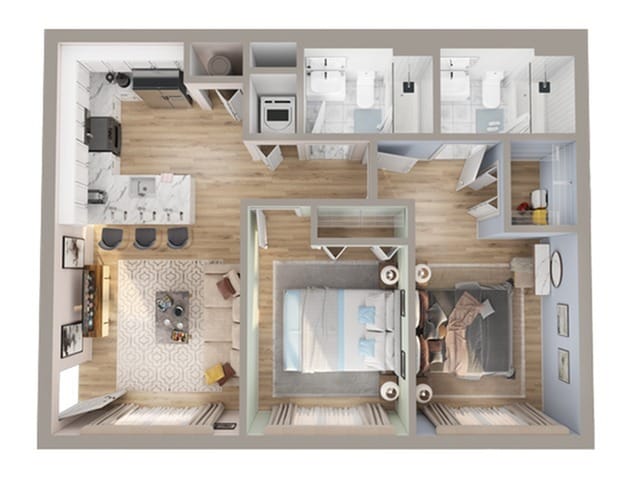 2 br 2 ba 849 - Aventura
