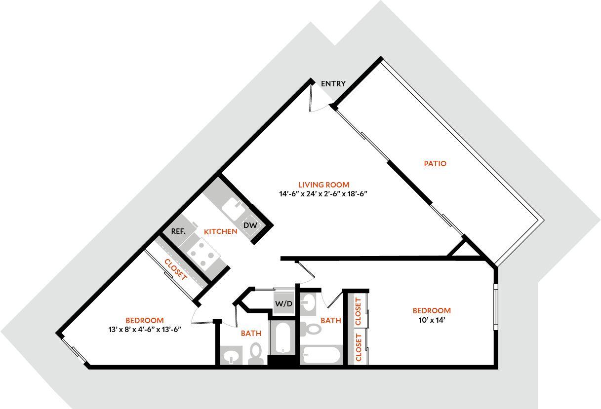 Floor Plan - Plan 2B