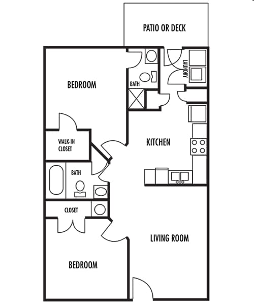2BR/2BA - Red Maple