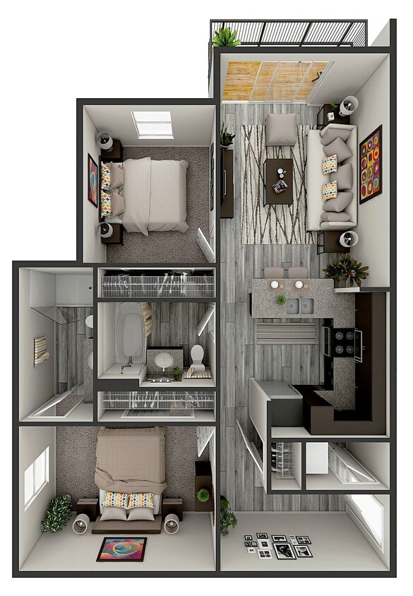 Foster - 2 Bed 2 Bath The Foster (2B2B1133)