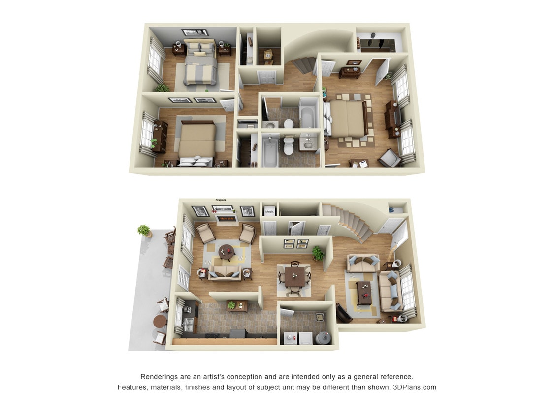 Floor Plan - Maison De Ville Townhouse