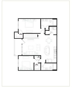 2BR/2BA - 2 Bedroom Designer Courtyard