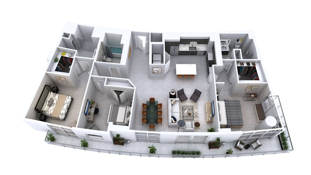 Three Bedroom Three Bath (1,782) - Three Bedroom Three Bath (1,782)