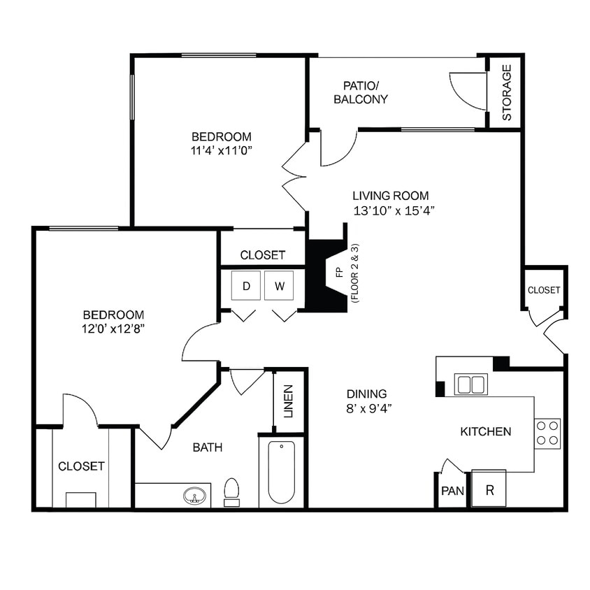 Floor Plan - 2A