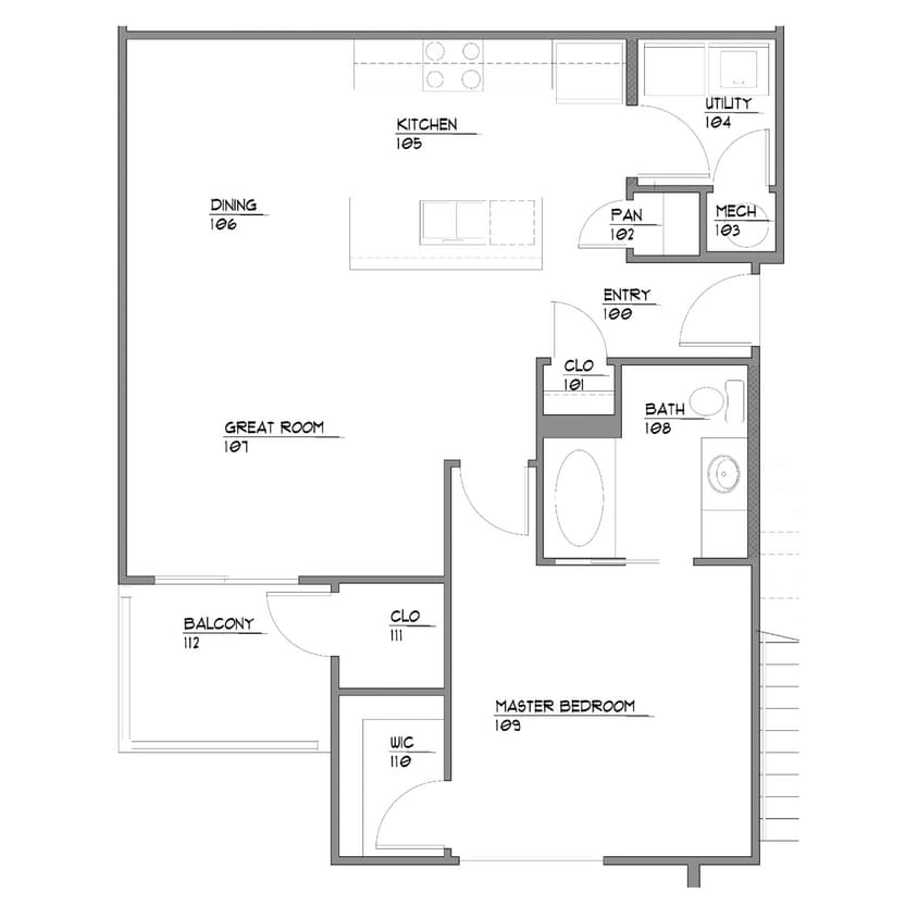 Floor Plan - The Woodland