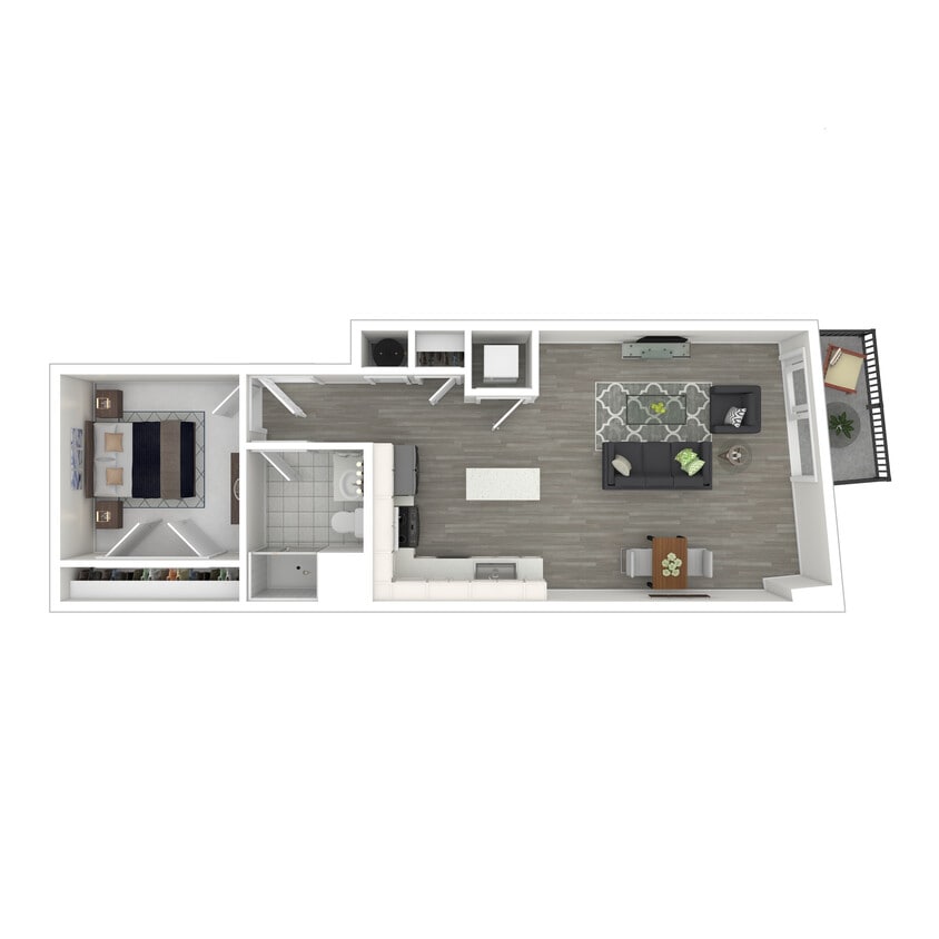 Jetty - 1x1 (3D Furnished) - Jetty