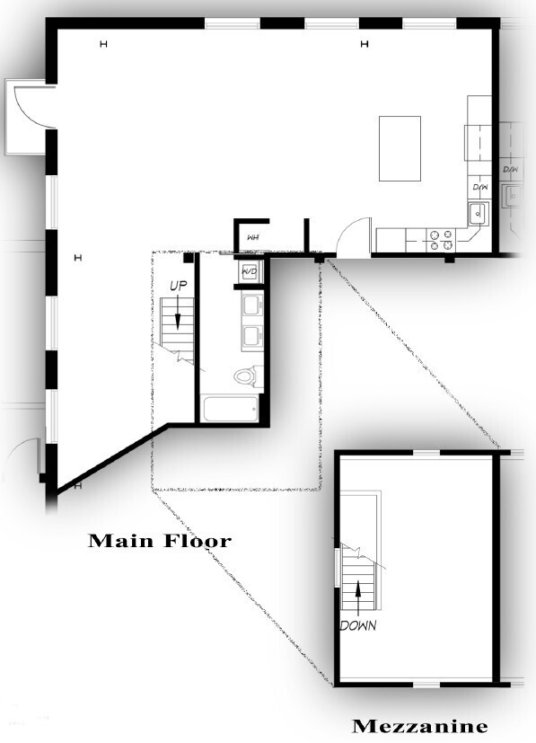 B8 floor plan Albers Mill Lofts - B8