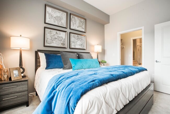 Model - 2BR Pebblebrook Bedroom 1 - James River at Stony Point