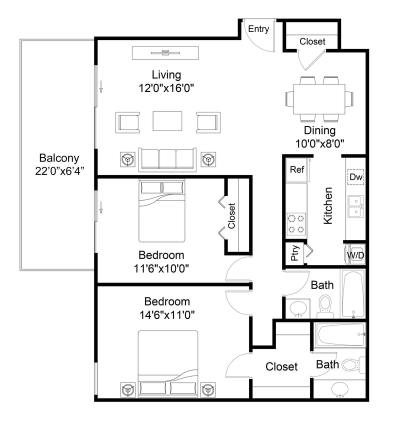 Floor Plan - St. Clair