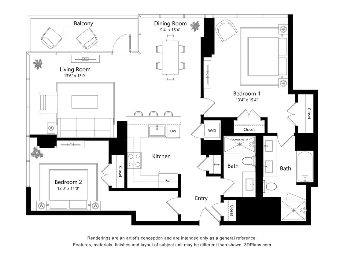 Floor Plan - Unit 01