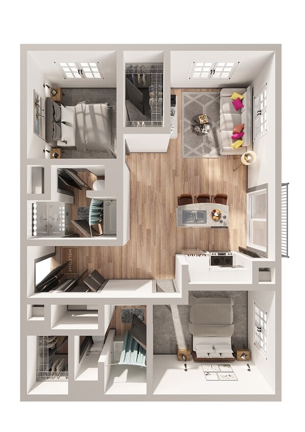 Legacy North - B2LC0 Floor Plan - B2L