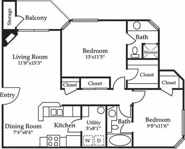 Floor Plan - 2B