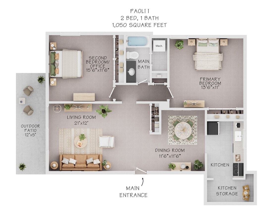 Floor Plan - Paoli I