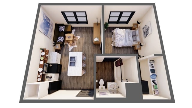 1 Bedroom Deluxe - 1 Bed Deluxe