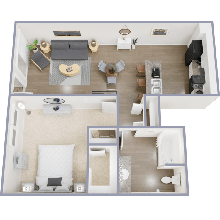 1B_720_Overhead_829925.png - 1 Bed 1 Bath