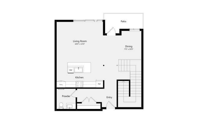 Floor Plan - TH-A