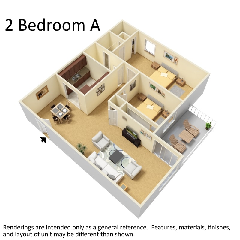 2 Bedroom A - Nantucket
