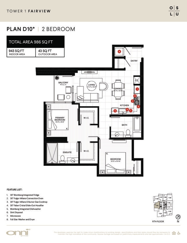 Floor Plan - Fairview D10*