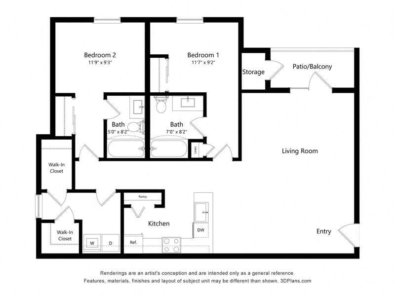 Floor Plan - HUB2x2S1
