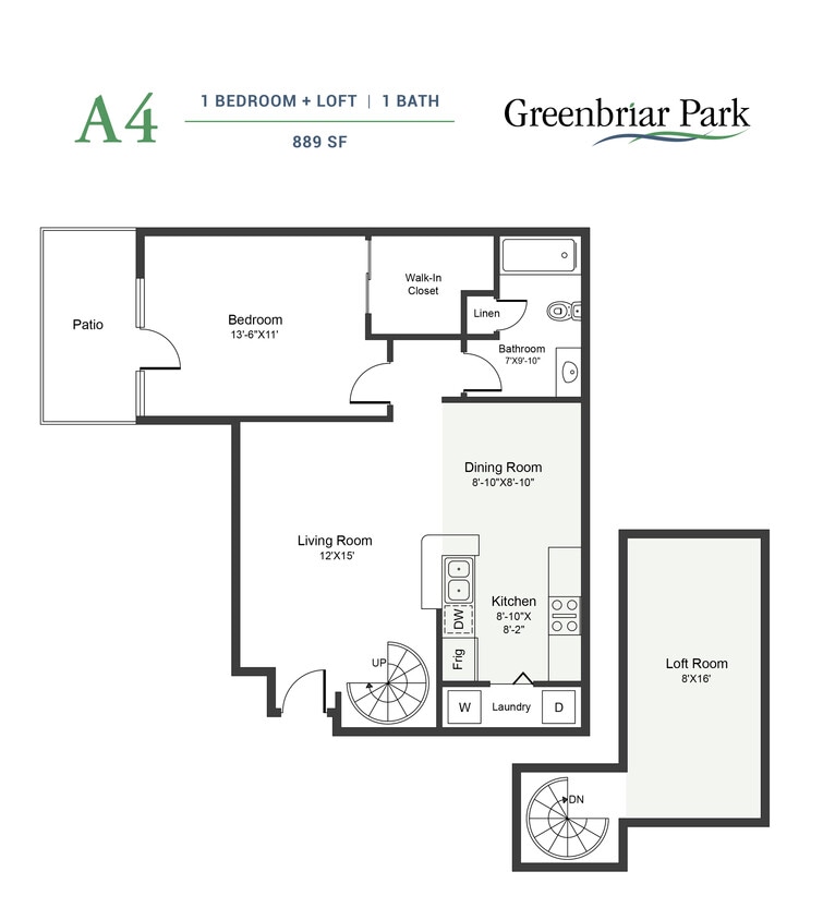 A4R - 1x1 Floor Plan - A4R