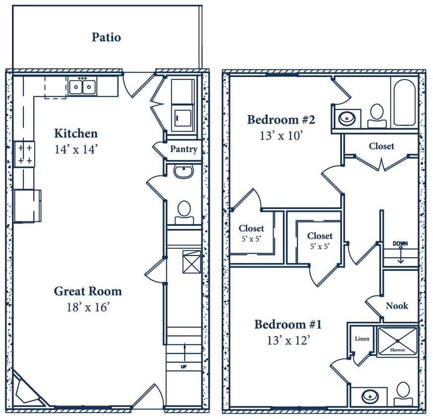 Floor Plan - The Cottonwood