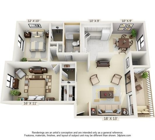 Floor Plan - The Edward
