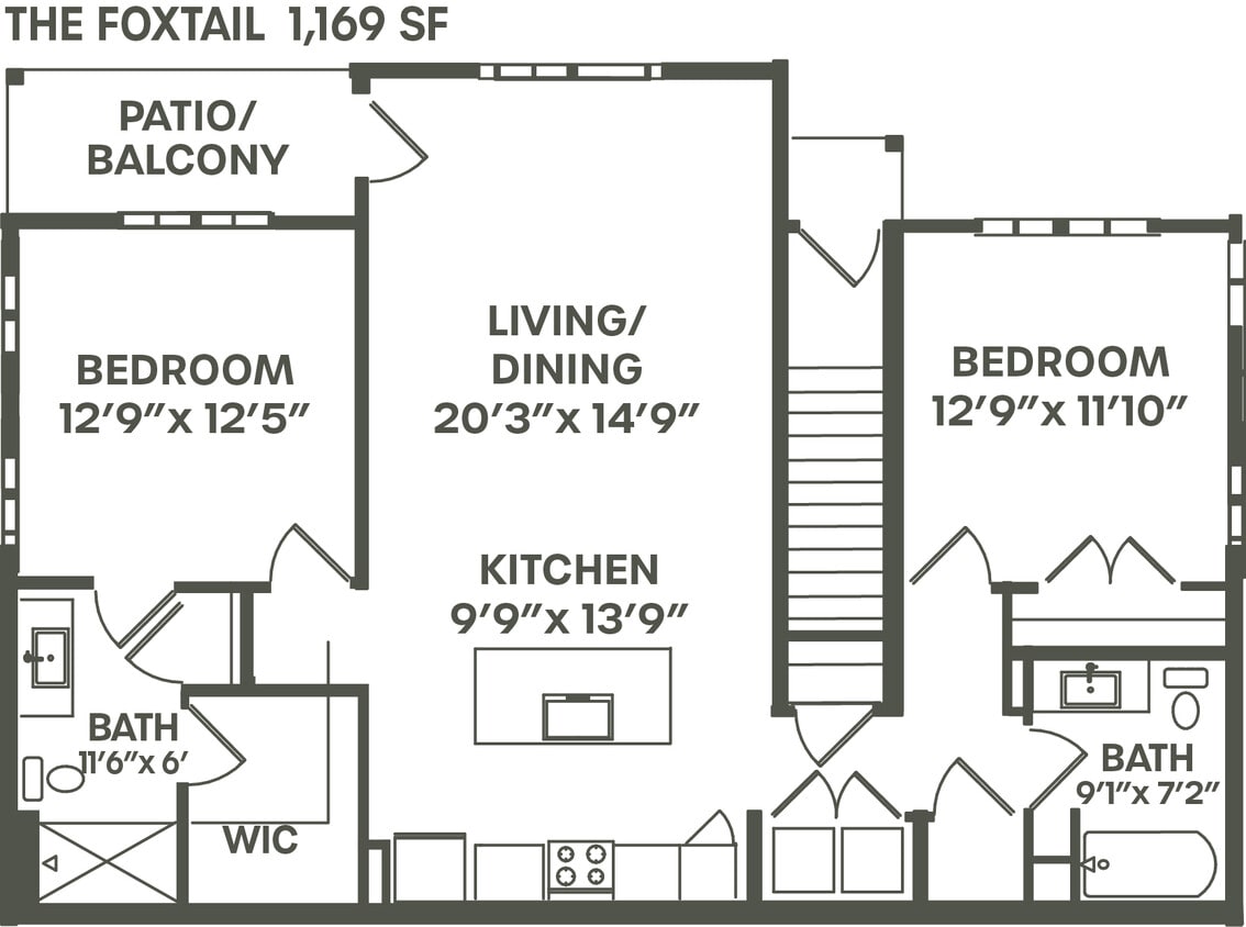 Floor Plan - The Foxtail