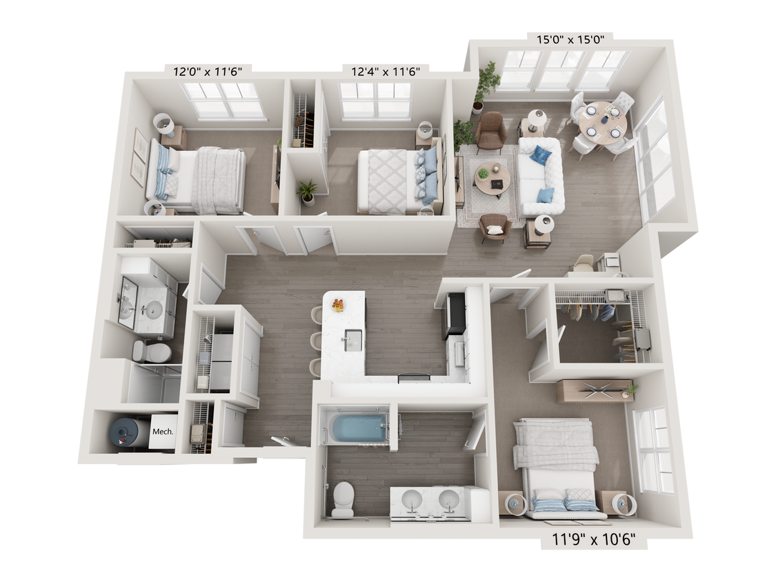 Floor Plan - C40E-H